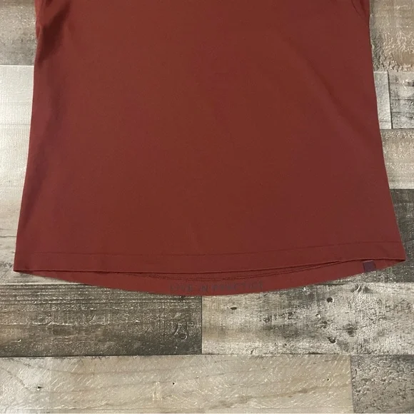 Lululemon Athletica Men's Tech Pique Polo Shirt Golf Classic Mahogany Red sz L - Picture 9 of 10